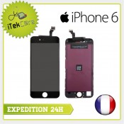 Ecran LCD coloris noir sur chassis pour iPhone 6