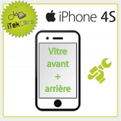 Réparation vitre avant + arrière pour iPhone 4S