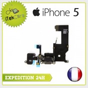 Nappe dock connecteur de charge, prise jack, micro principal, antenne pour iPhone 5