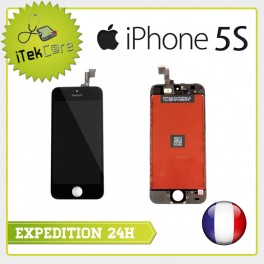 Ecran LCD coloris noir sur chassis pour iPhone 5S